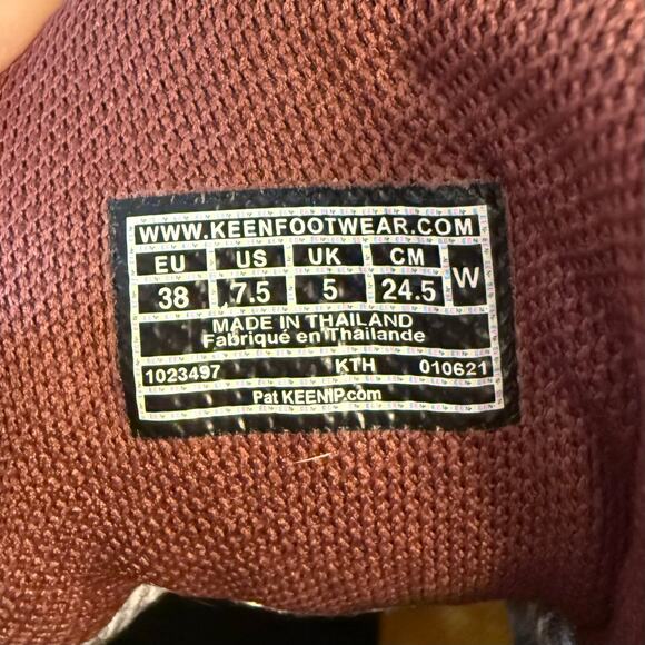 KEEN Terradora II Waterproof Mid Hiking Boots Canteen/Andorra Women’s Size 7.5 - Picture 11 of 12